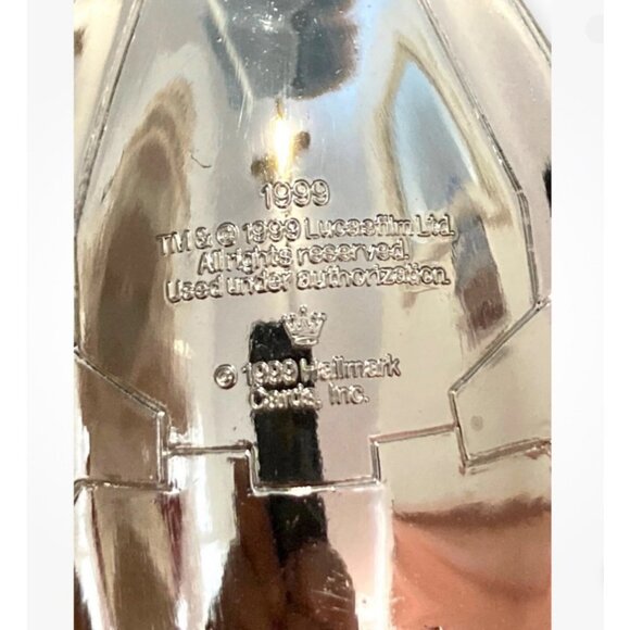 Hallmark Keepsake Ornament Naboo Starfighter Star Wars Episode I 1999 Vintage - Picture 4 of 7